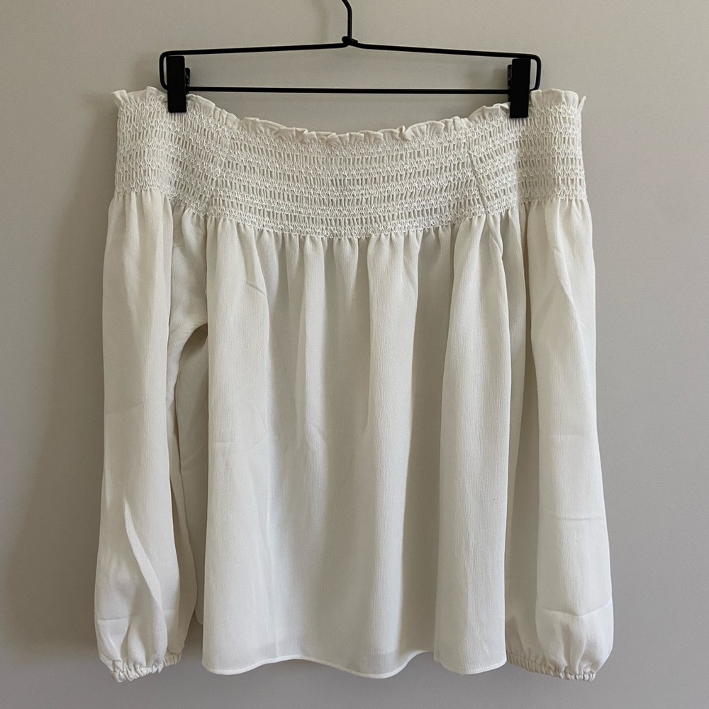 Ann Taylor Off The Shoulder Blouse